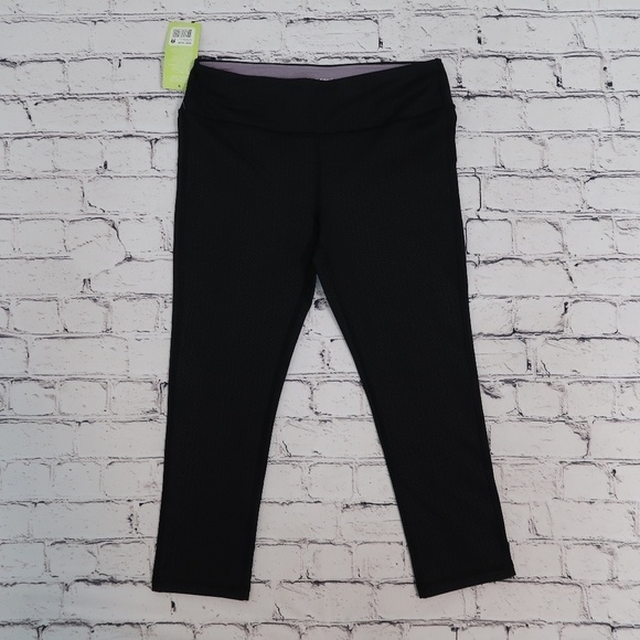 NWT Marika sport Leggings Medium 8-10 Black‎ - Picture 1 of 15